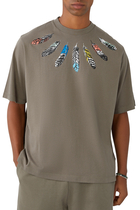 Feather Collar T-Shirt